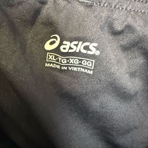 Asics Mens Size XL Athletic Split Running Shorts Black Vented Lined NWT - Picture 9 of 9